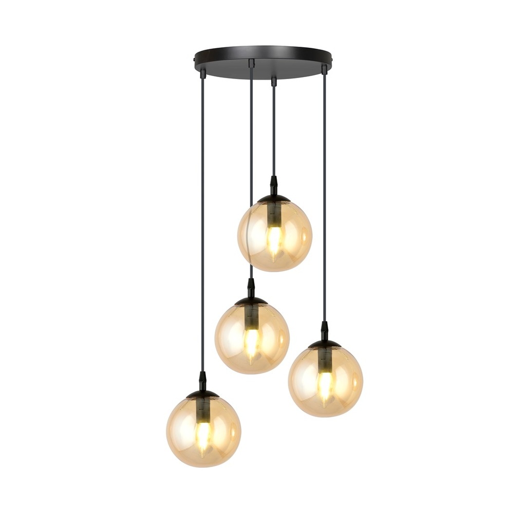 Lampe à suspension Cosmo 4 Bl Premium Miodowy