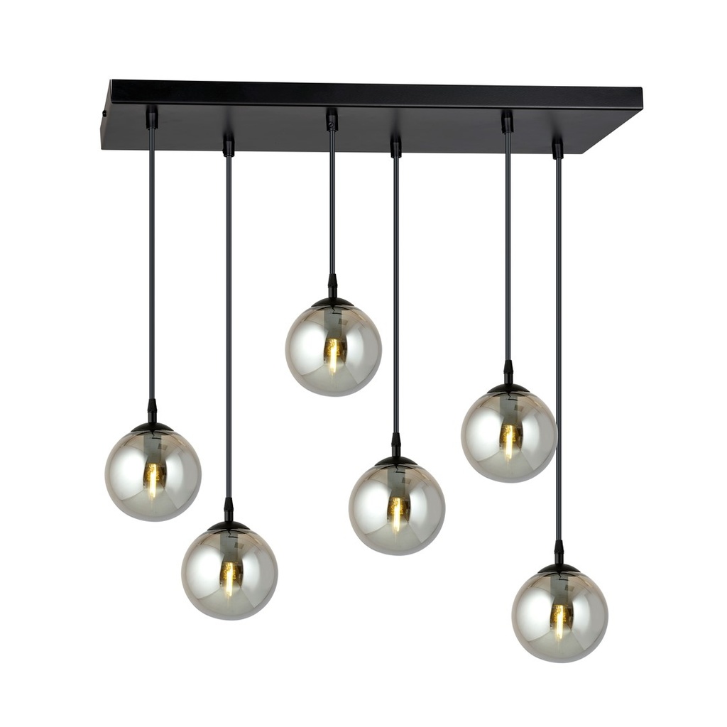 [712/6] Cosmo 6 Bl Grafit Pendelleuchte