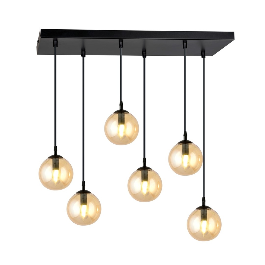 [713/6] Cosmo 6 Bl Miodowy Pendelleuchte