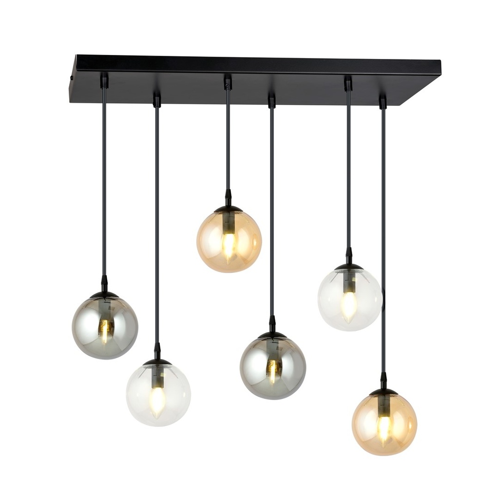 [714/6M1] Cosmo 6 Bl Mix1 pendant lamp
