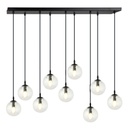 Cosmo 9 Bl Transparent pendant lamp