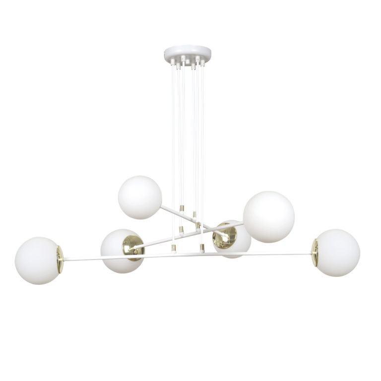 [967/6] Ognis 6 White pendant lamp