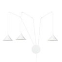 Suspension Abramo 3 blanche
