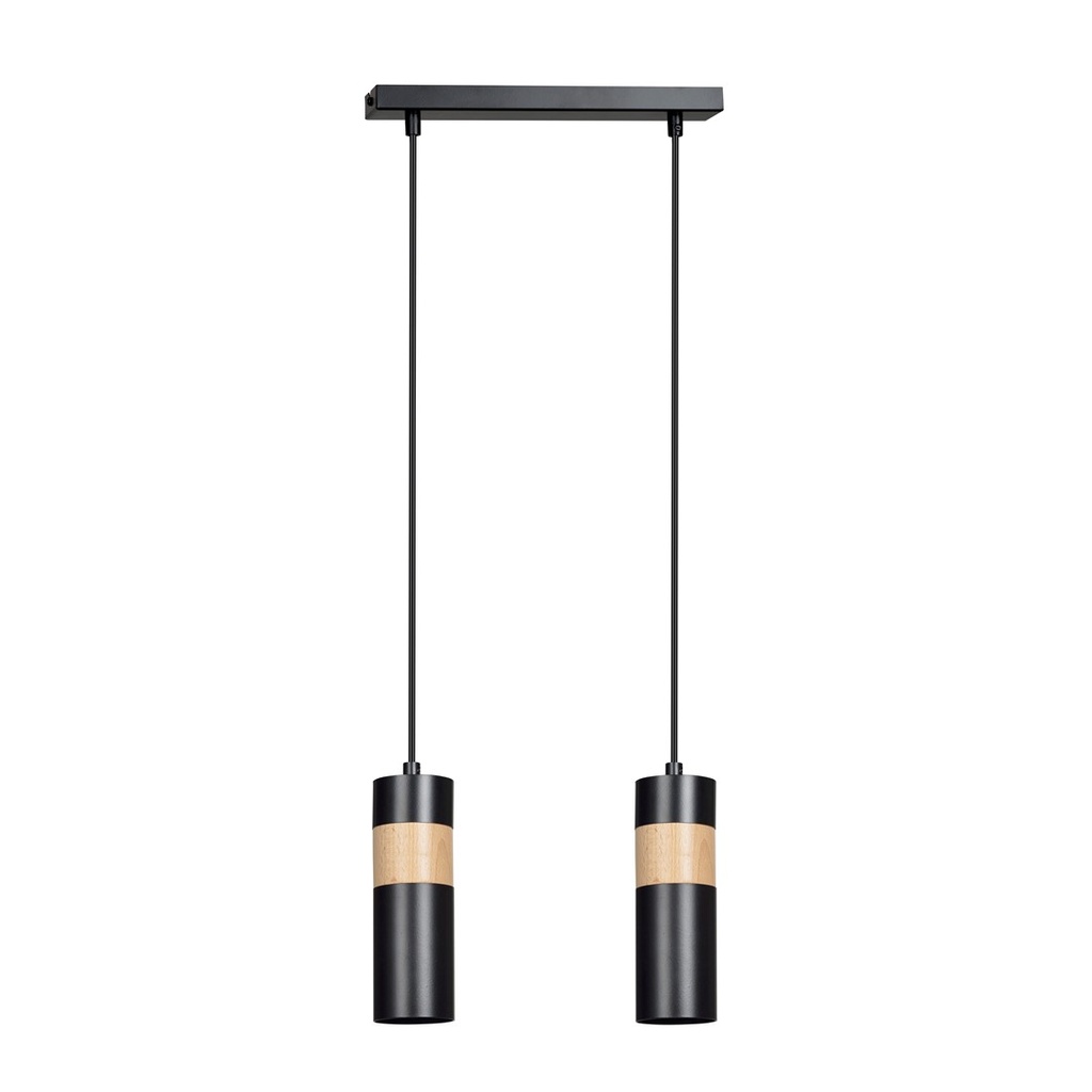 [732/2] Akari 2 Black pendant lamp