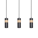 Akari 3 Schwarze Pendelleuchte