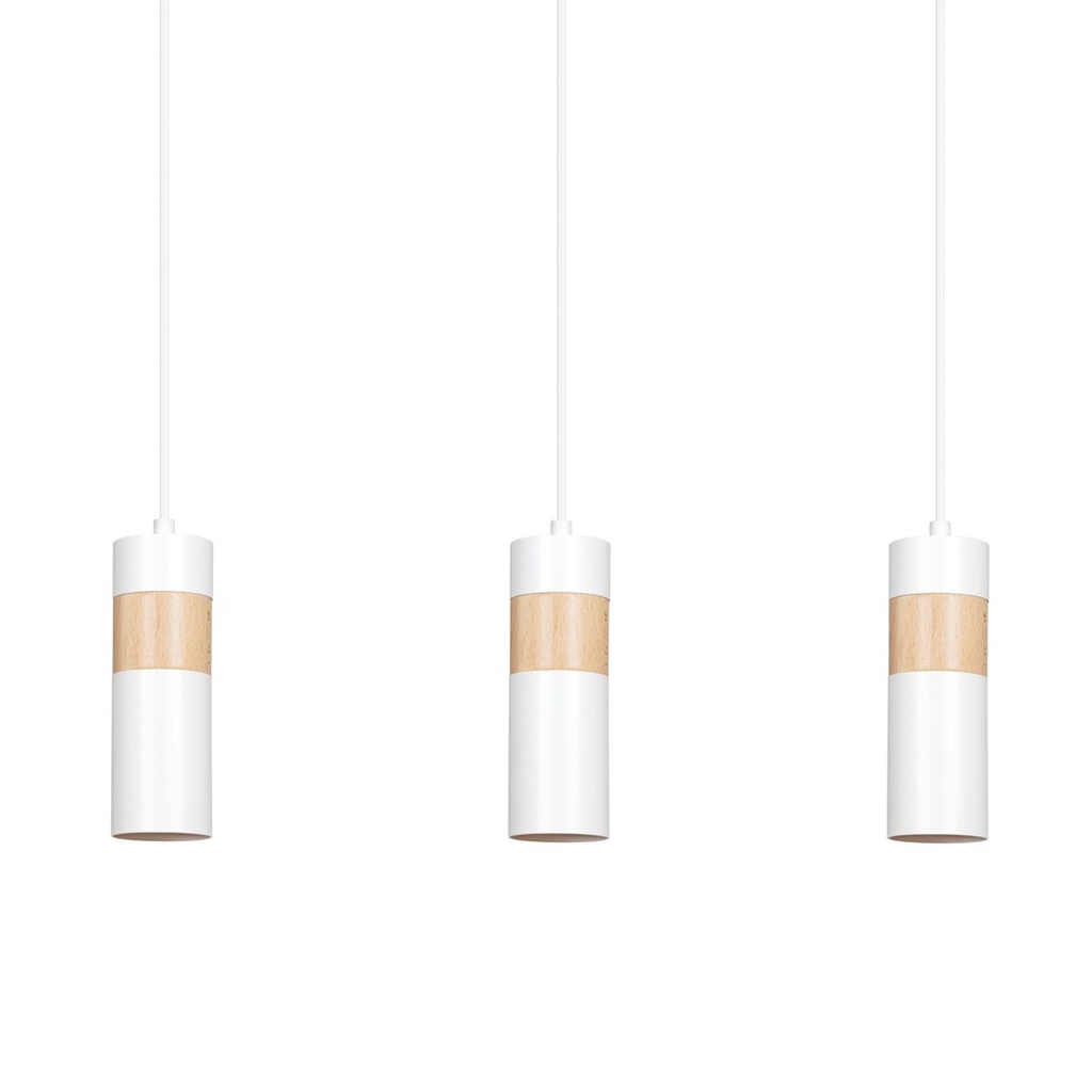[733/3W] Akari 3 White pendant lamp