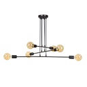 Lampe suspendue Multipo 6 noire