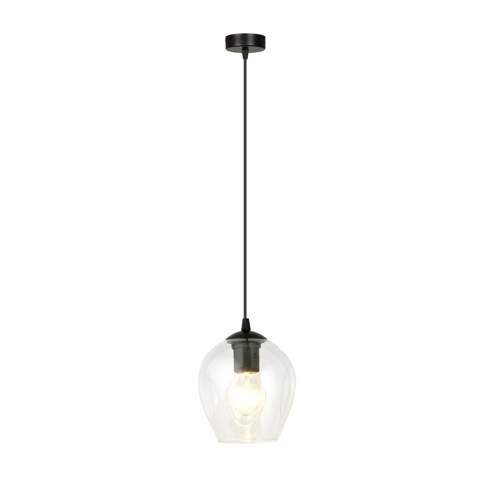 Istar 1 Schwarz/Transparent Pendelleuchte