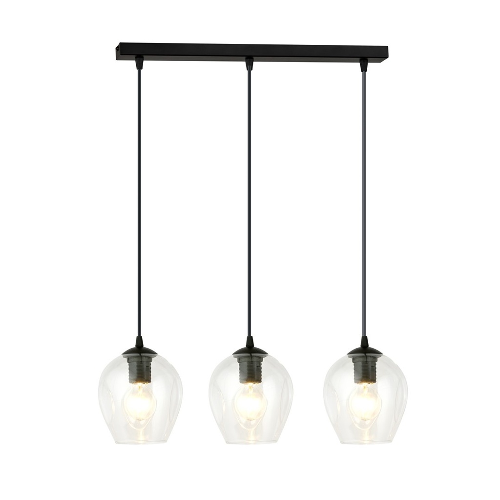 Istar 3 Bl Transparent pendant lamp