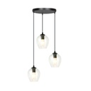 Lampe à suspension transparente Istar 3 Bl Premium
