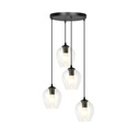 Lampe à suspension transparente Istar 4 Bl Premium