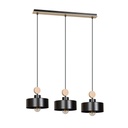 Tuniso 3 Black pendant lamp