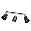 Atlas 3 Black ceiling lamp