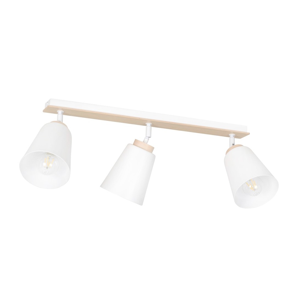 [724/3] Atlas 3 White ceiling lamp