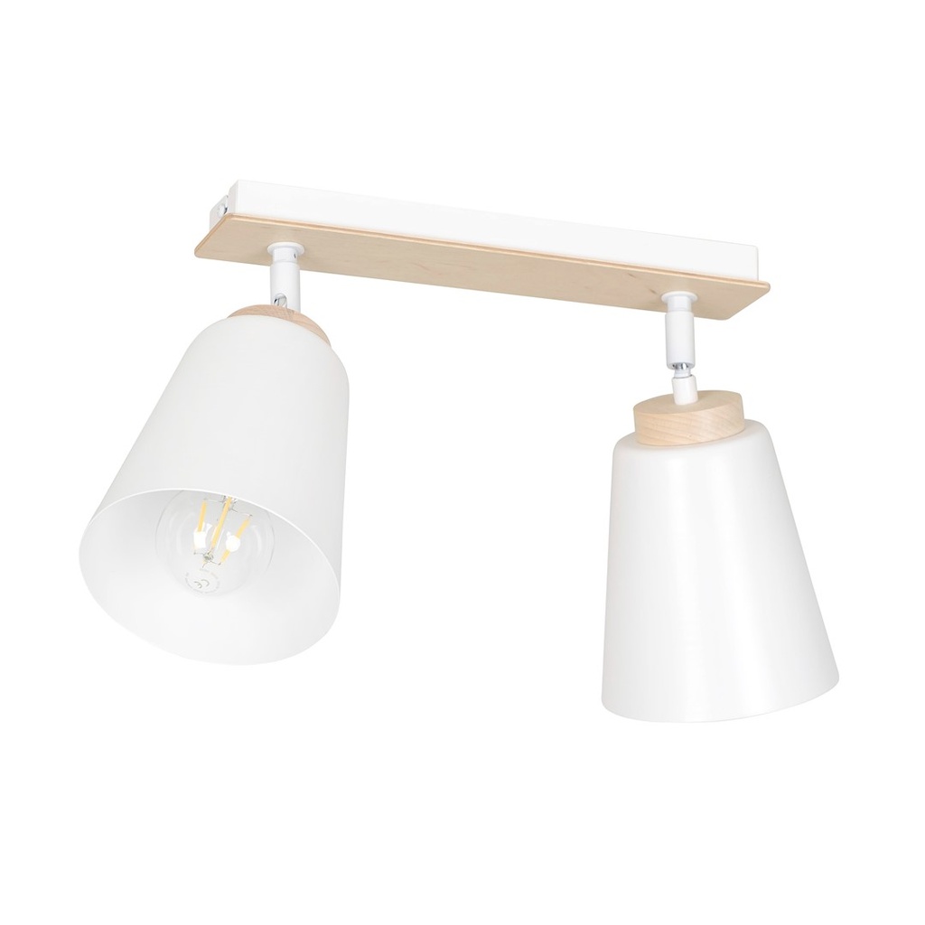 [724/2] Atlas 2 White ceiling lamp