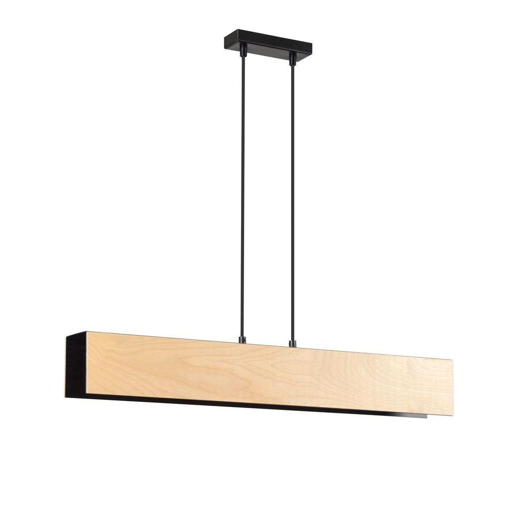 [610/3] Carlo 3 Black pendant lamp