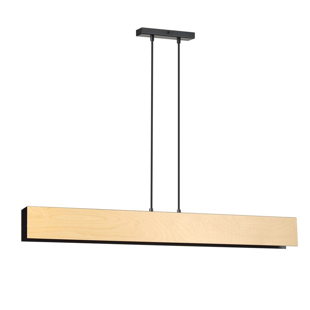 [610/4] Carlo 4 Black pendant lamp