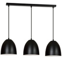 Lenox 3 Schwarz / Weiß Pendelleuchte