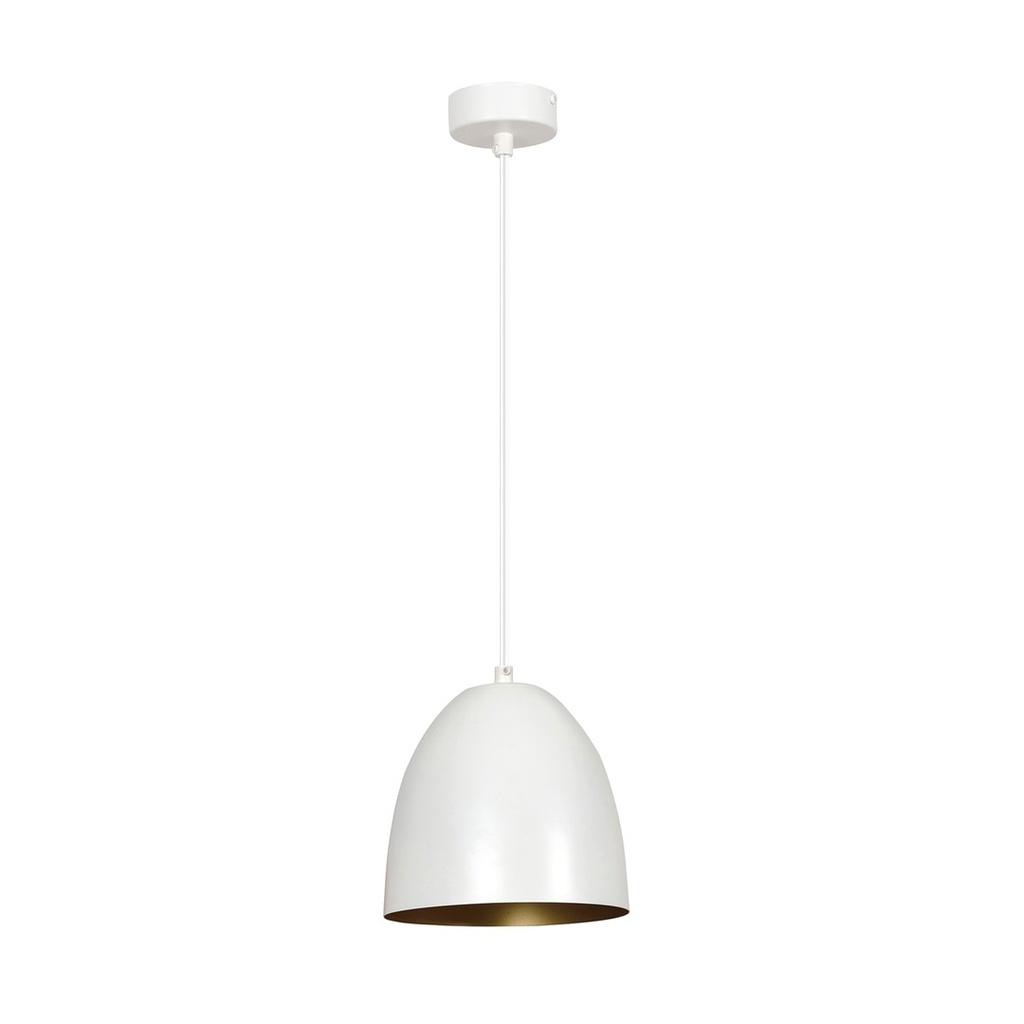 Lenox 1 Weiß / Gold Pendelleuchte