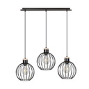 Barbado 3 Black pendant lamp