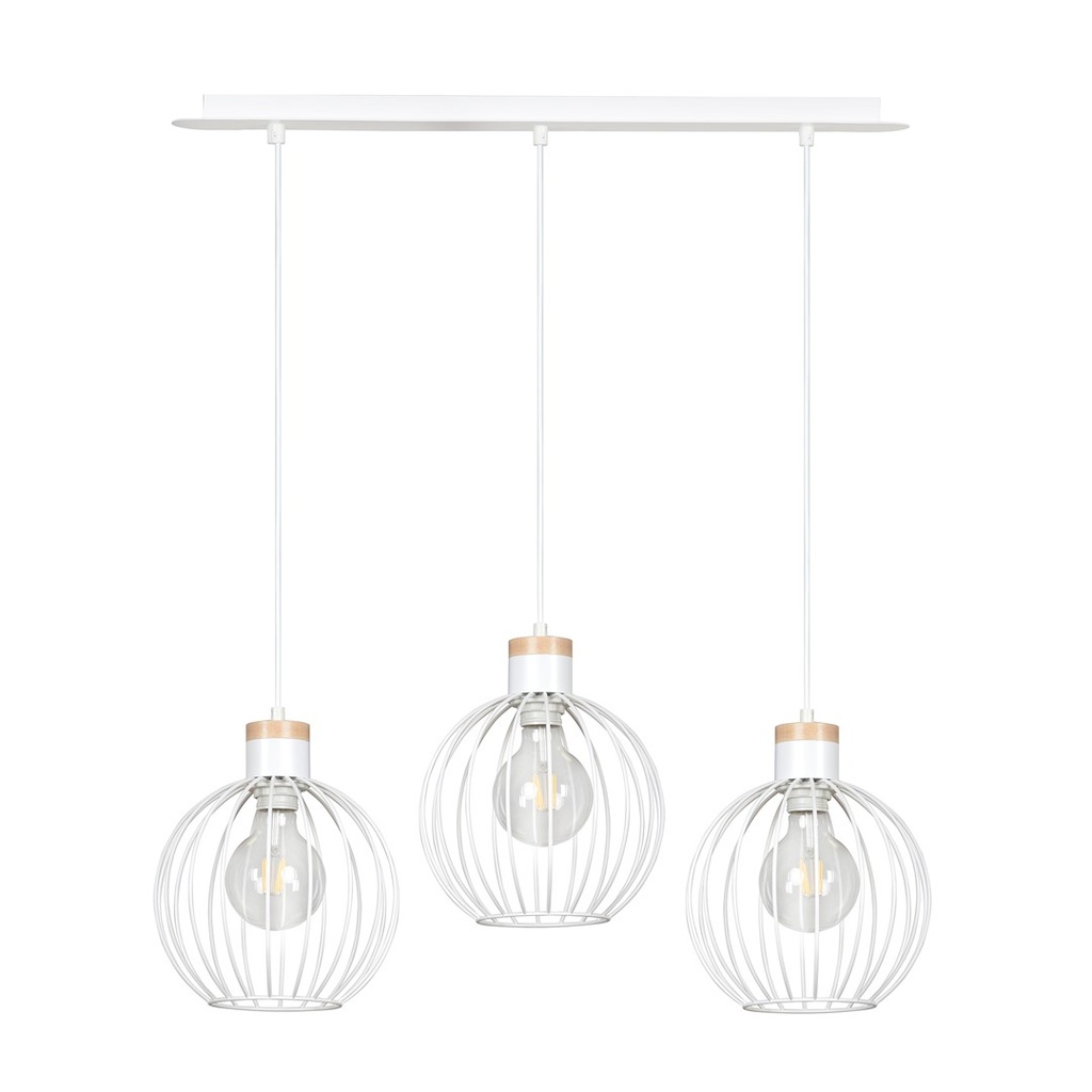 Barbado 3 White pendant lamp