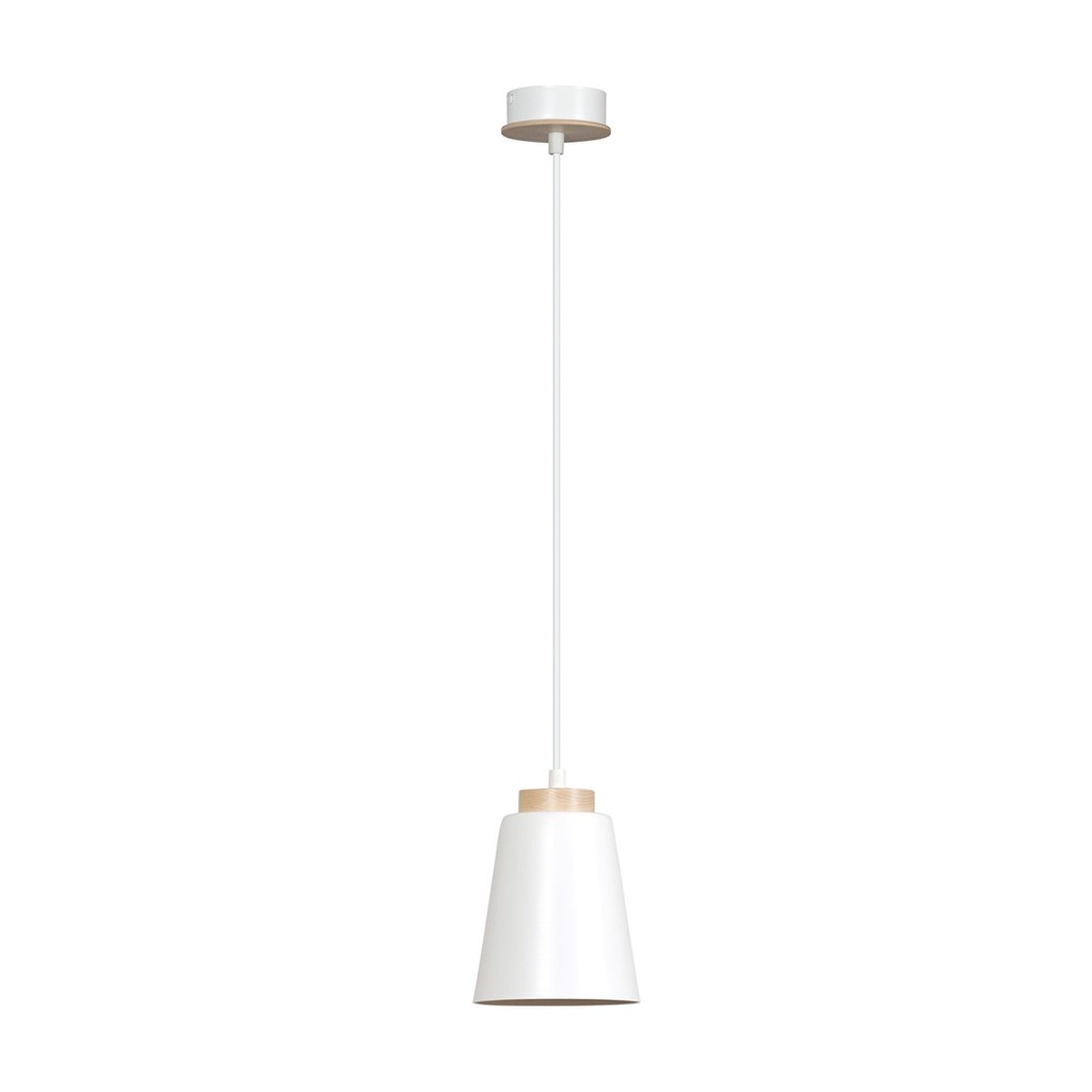 [443/1] Bolero 1 White pendant lamp