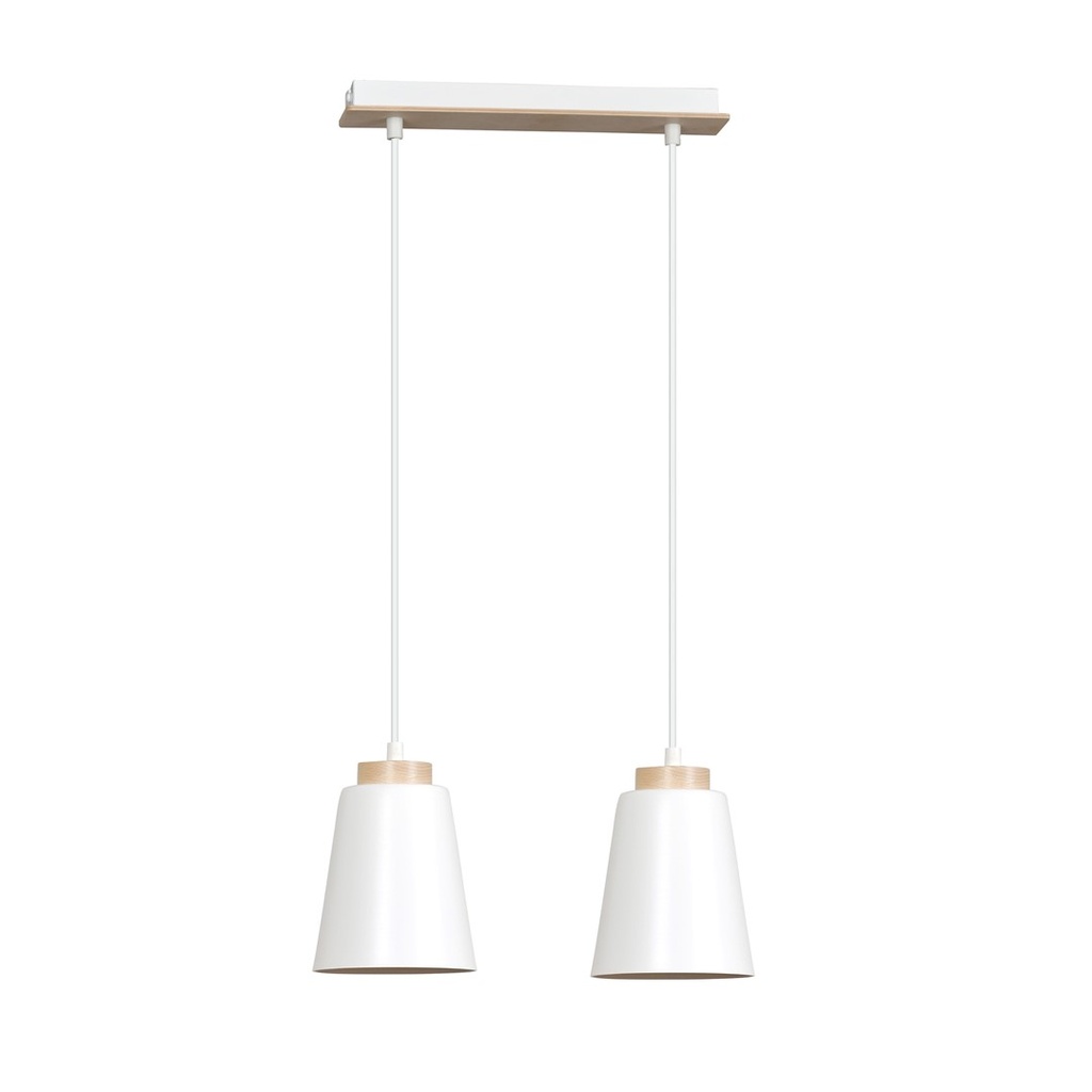 Bolero 2 White pendant lamp
