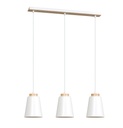 Bolero 3 White pendant lamp