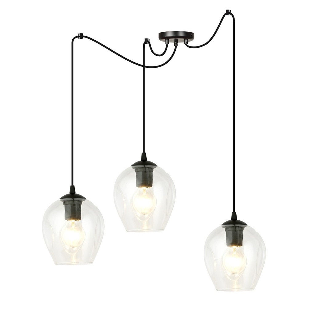 [756/3] Level 3 Bl Transparente Pendelleuchte
