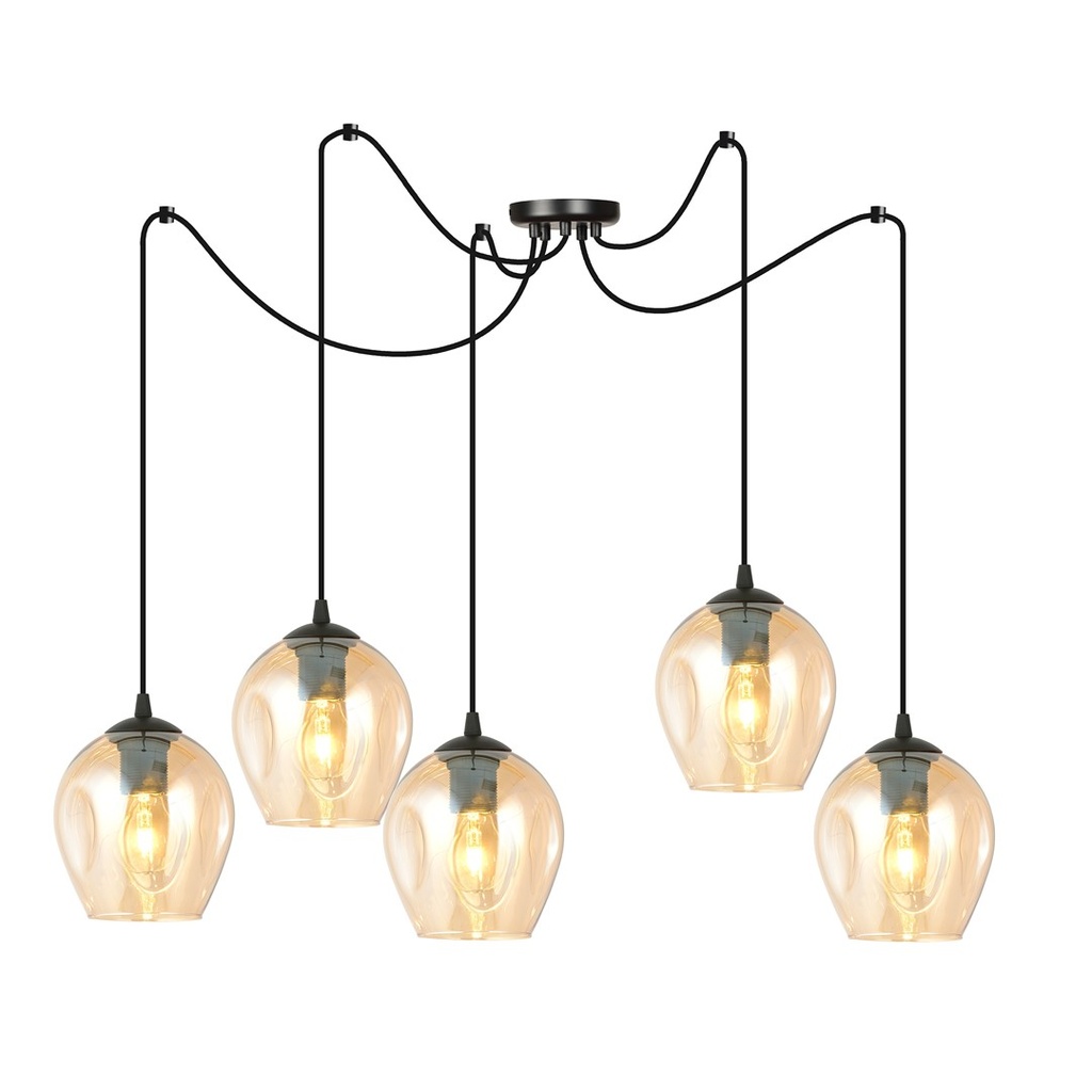 [758/5] Lampe à suspension Miodowy Level 5 Bl