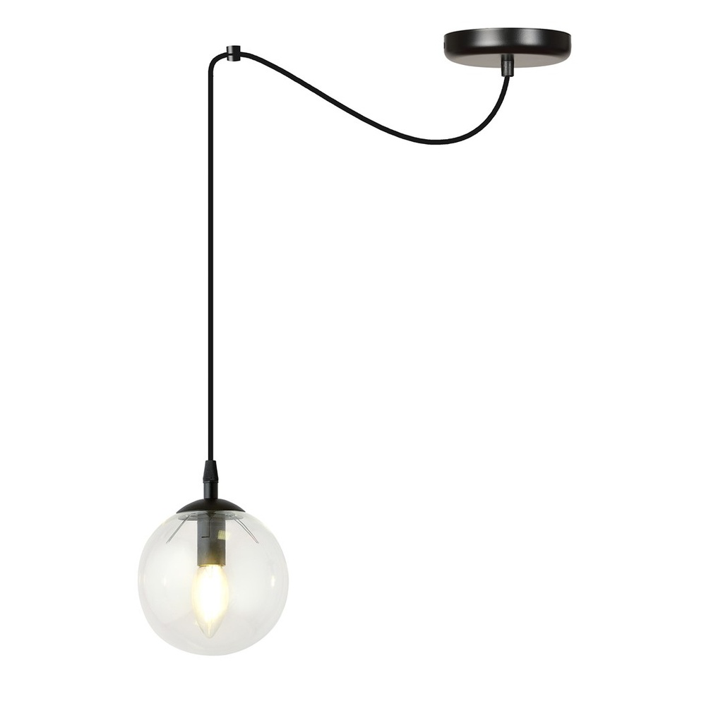 Gigi 1 Bl Transparent pendant lamp