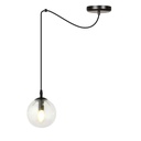 Gigi 1 Bl Transparent pendant lamp