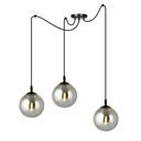 Lampe suspendue Gigi 3 Bl Graphite