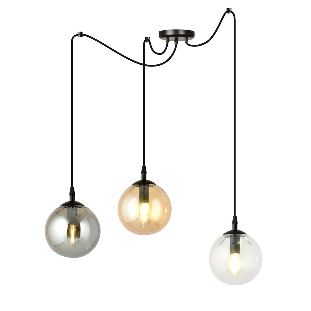 [939/3] Lampe à suspension Gigi 3 Bl Mix