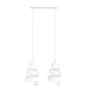 Lampe suspendue blanche Saga 2