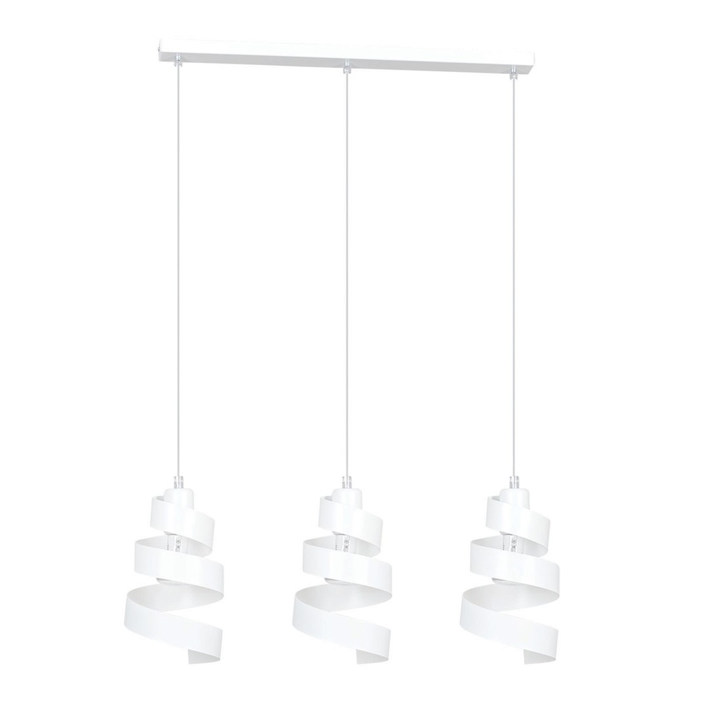 [351/3] Lampe suspendue blanche Saga 3