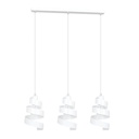 Saga 3 White pendant lamp