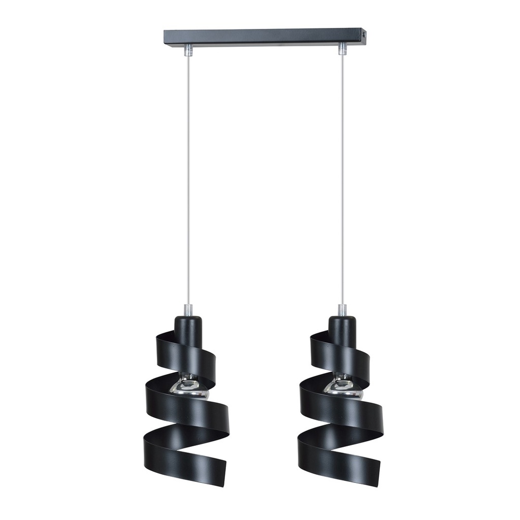 Saga 2 Schwarze Pendelleuchte