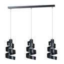 Lampe suspendue noire Saga 3