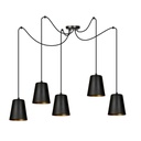 Link 5 Black / Gold pendant lamp
