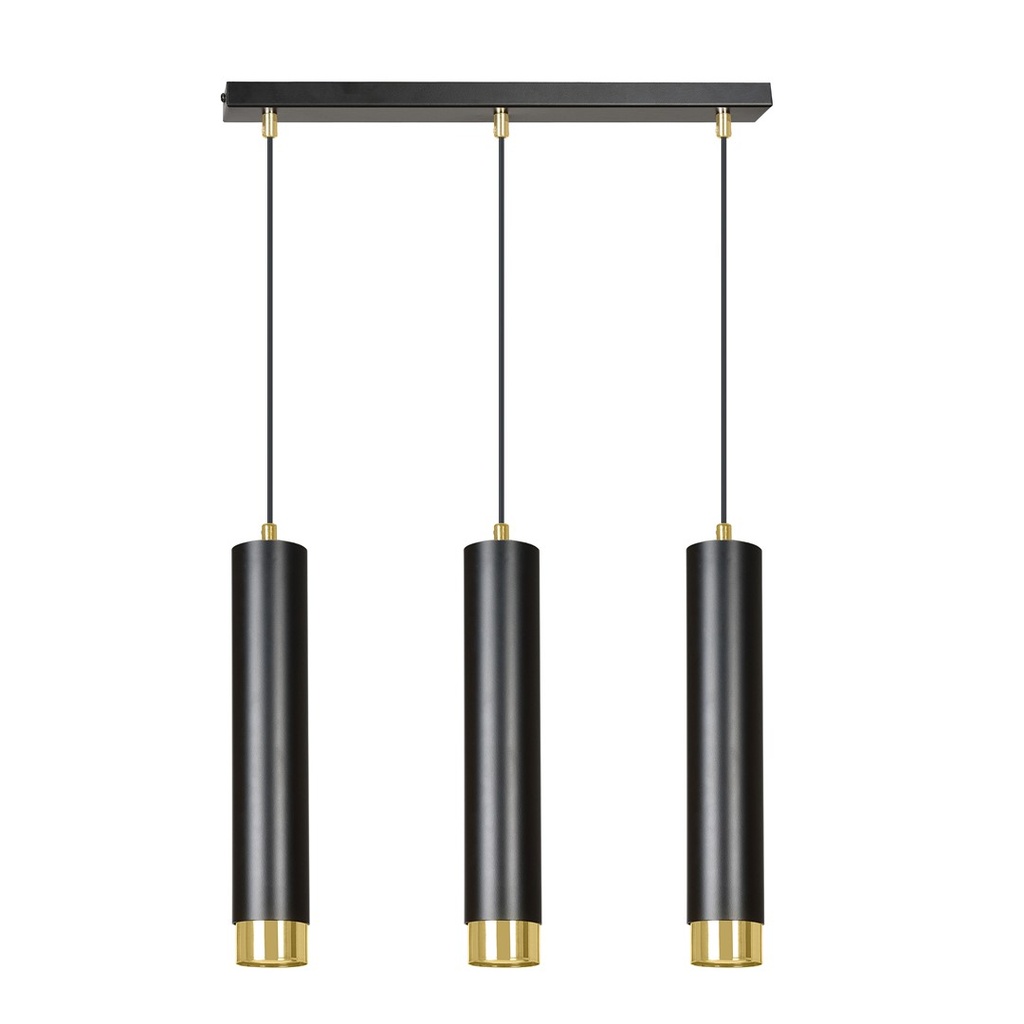 [644/3] Lampe suspendue Kibo 3 Bl/Gold