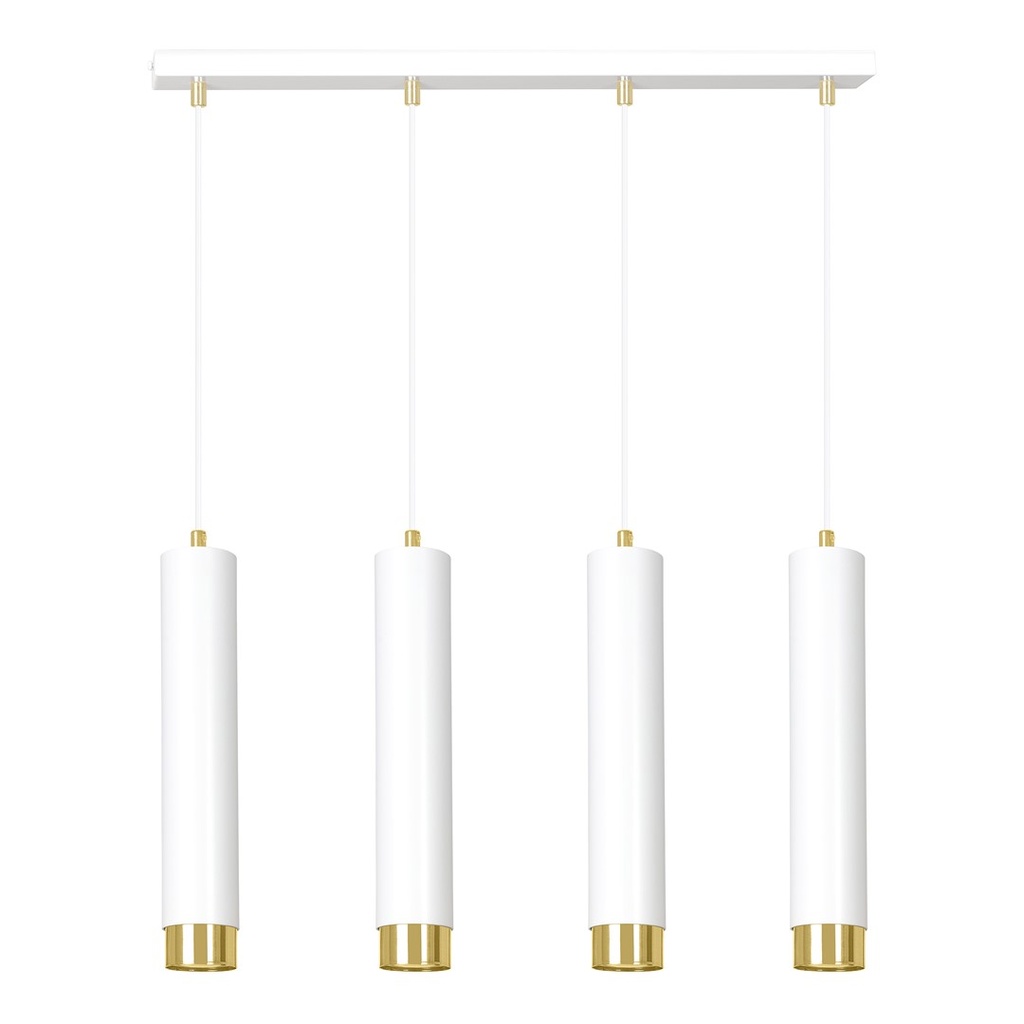 Kibo 4 Wh/Gold pendant lamp
