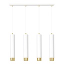 Lampe suspendue Kibo 4 Wh/Or