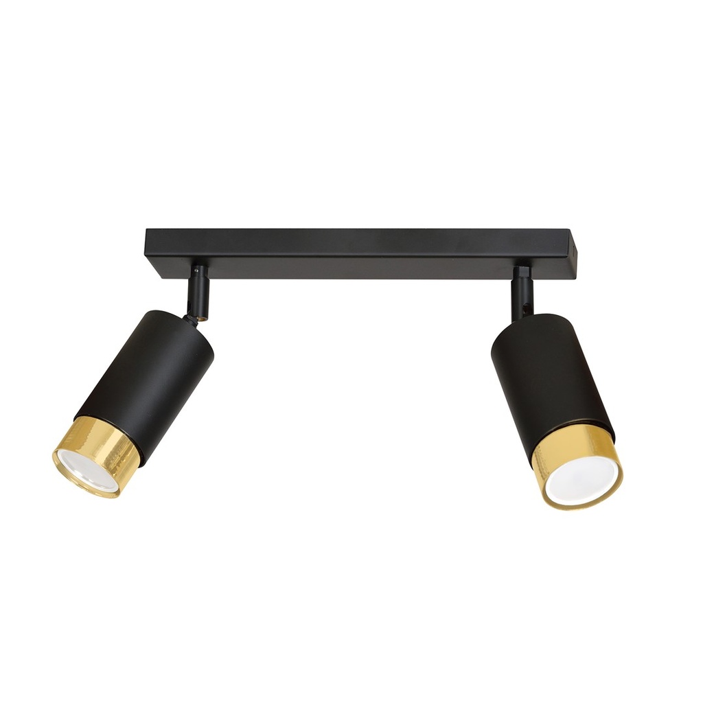 Hiro 2 Bl/Gold ceiling lamp