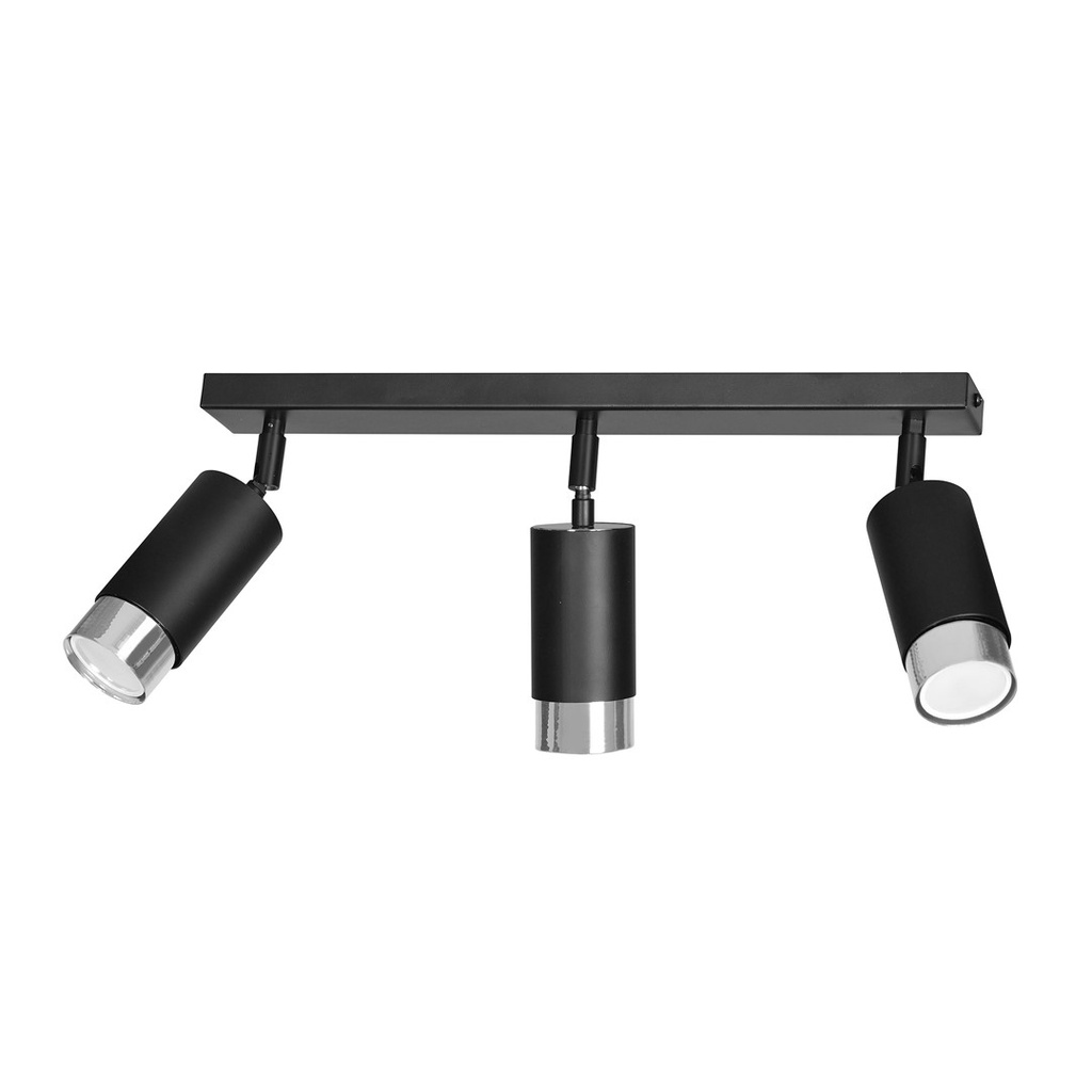 Hiro 3 Bl/Chrome ceiling lamp