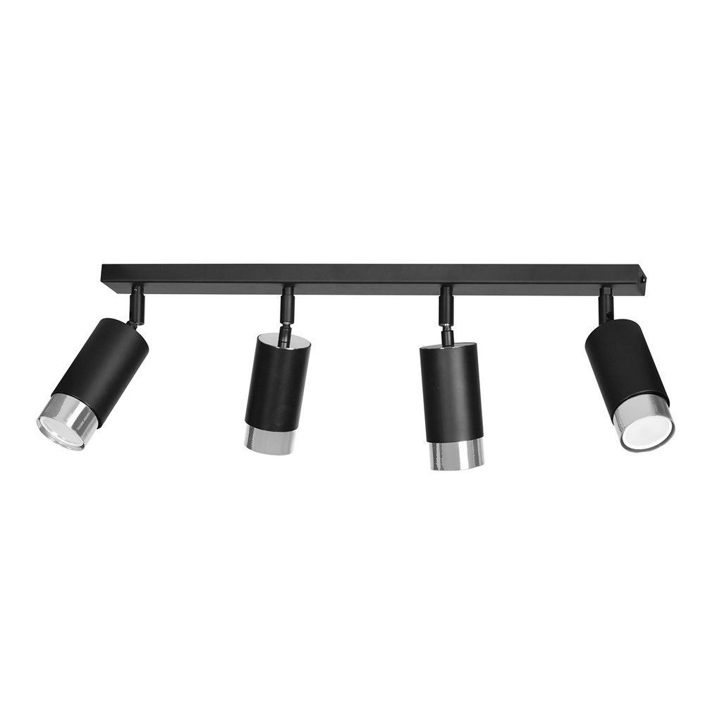 Hiro 4 Bl/Chrome ceiling lamp