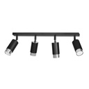 Plafonnier Hiro 4 Bl/Chrome