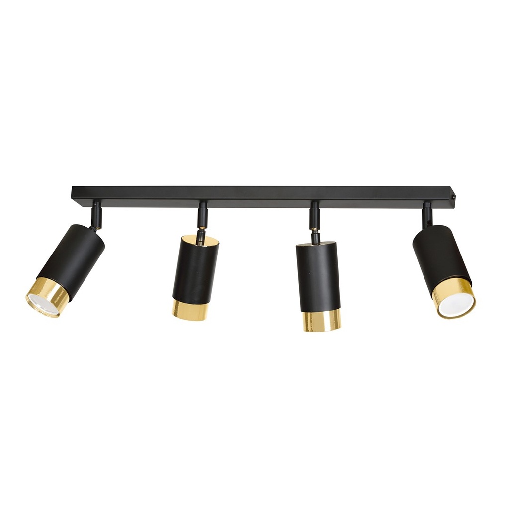 Hiro 4 Bl/Gold ceiling lamp