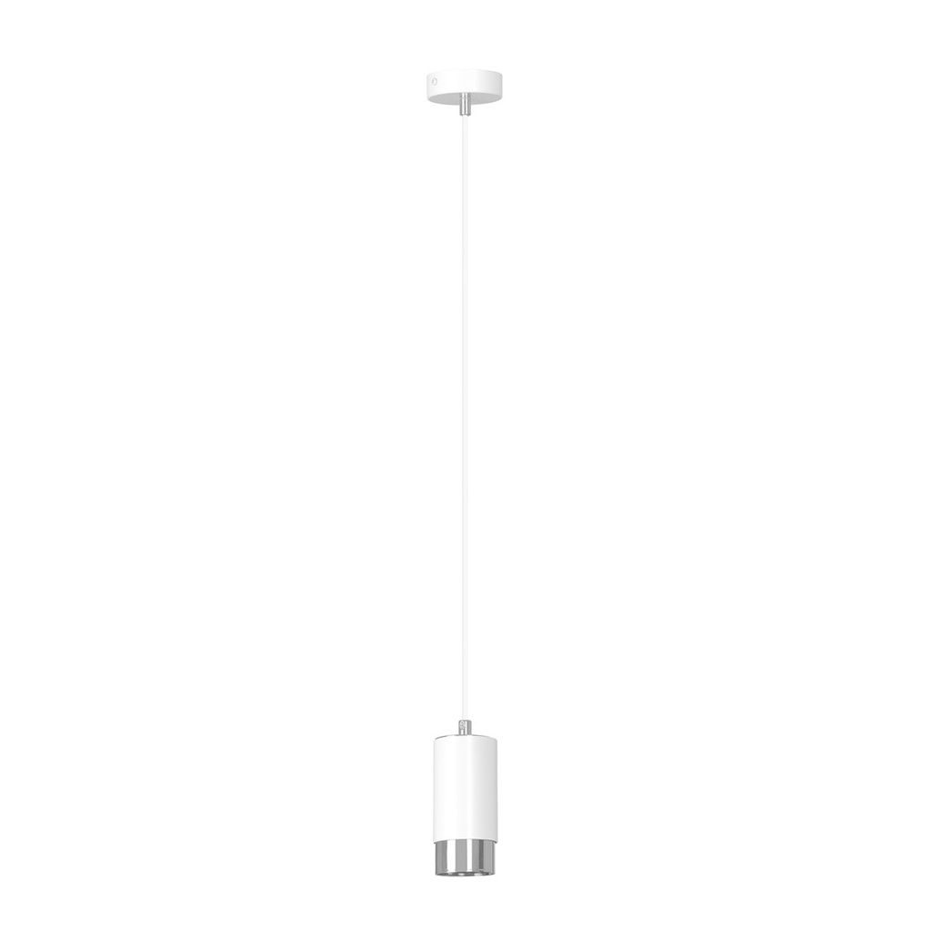 [814/1] Lampe suspendue Fumiko 1 Wh/Chrome