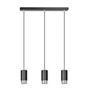 Lampe à Suspension Fumiko 3 Bl/Chrome